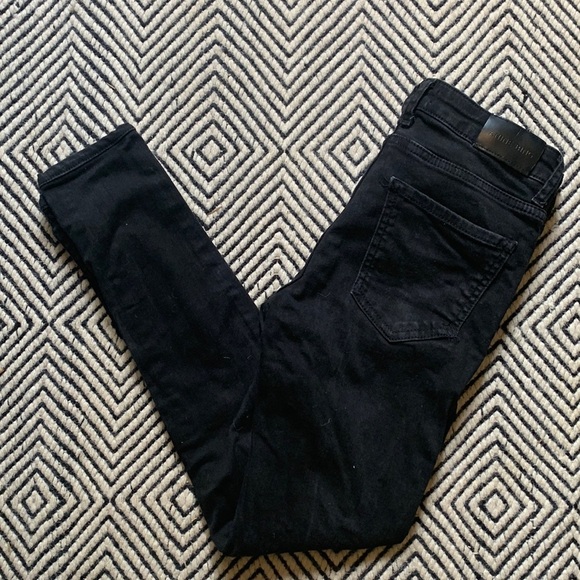 Anine Bing Skinny Black Jeans - Picture 1 of 9